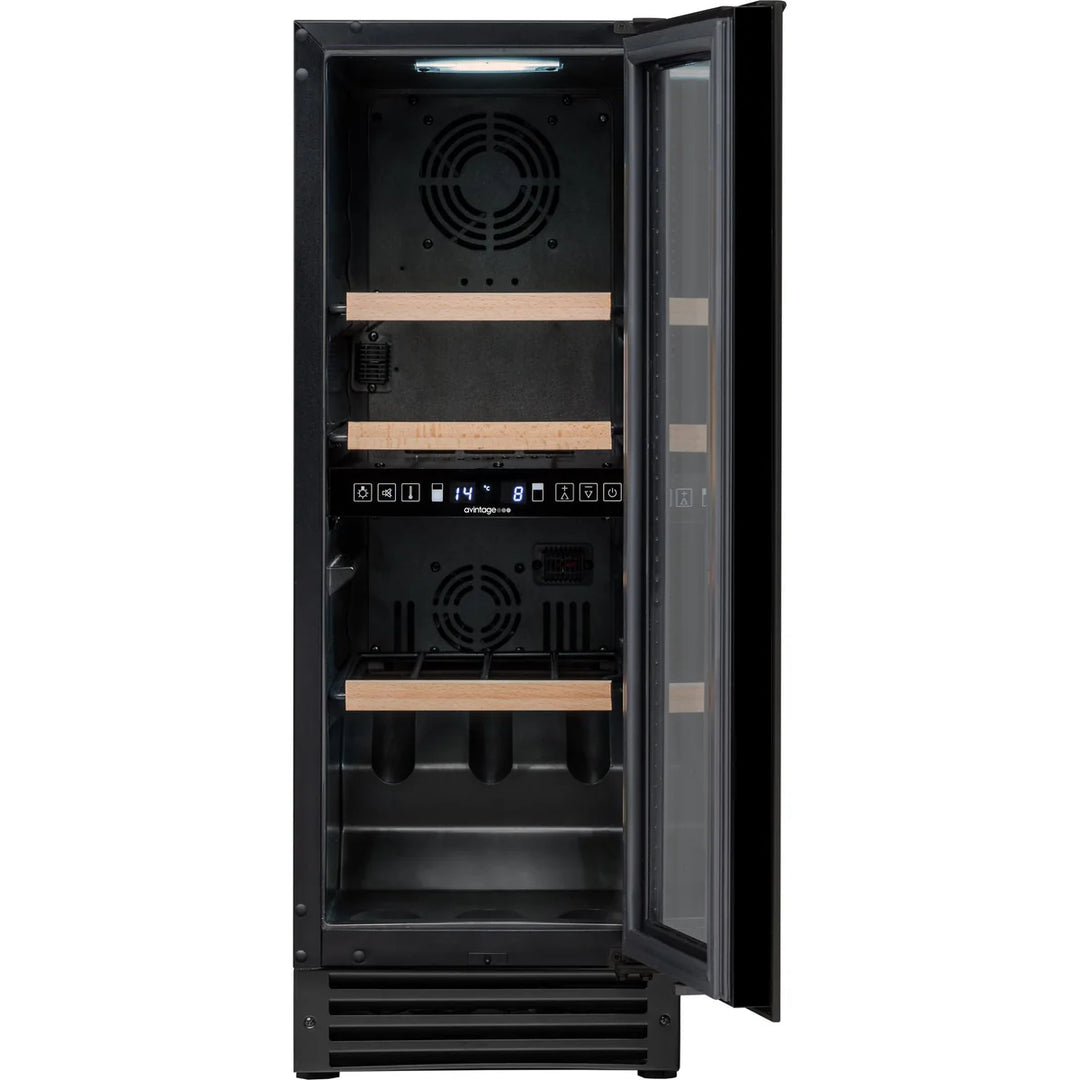 Avintage - 300mm Dual Zone - 25 bottle - Undercounter Wine Cooler - AVU27D82