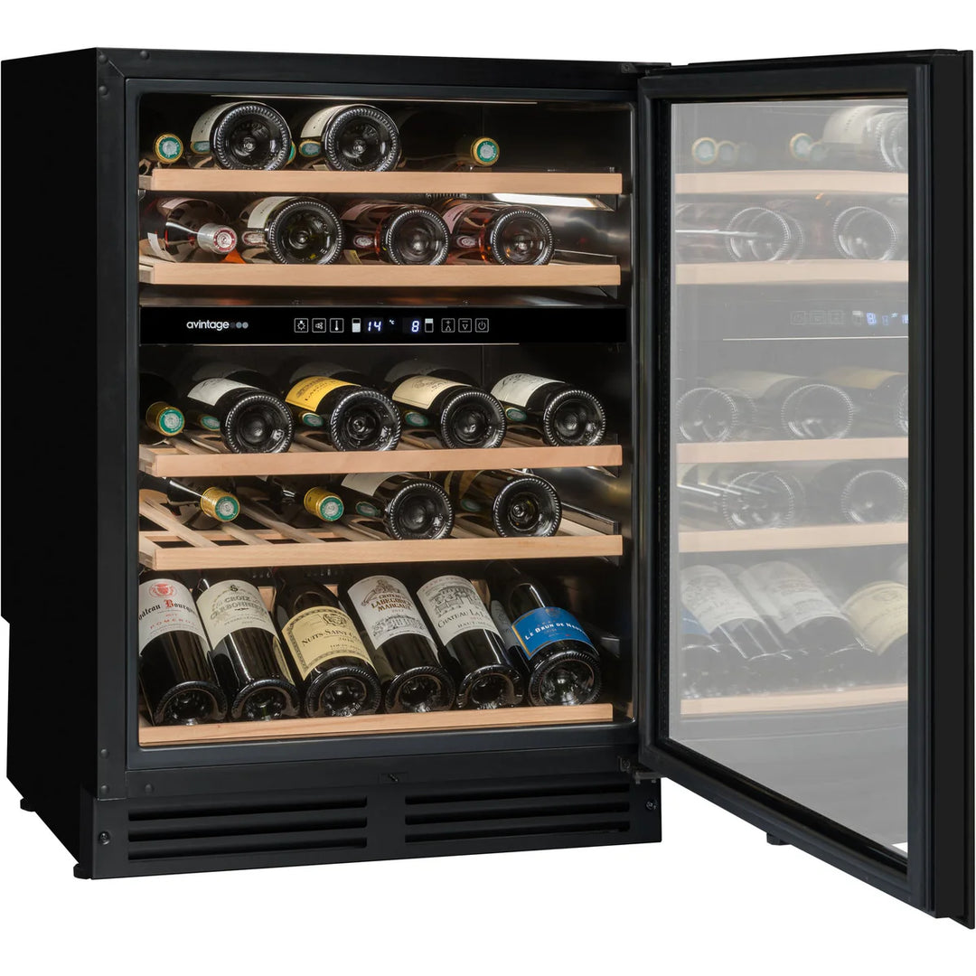 Avintage - 600mm Dual Zone - 44 bottle - Undercounter Wine Cooler - AVU51D82