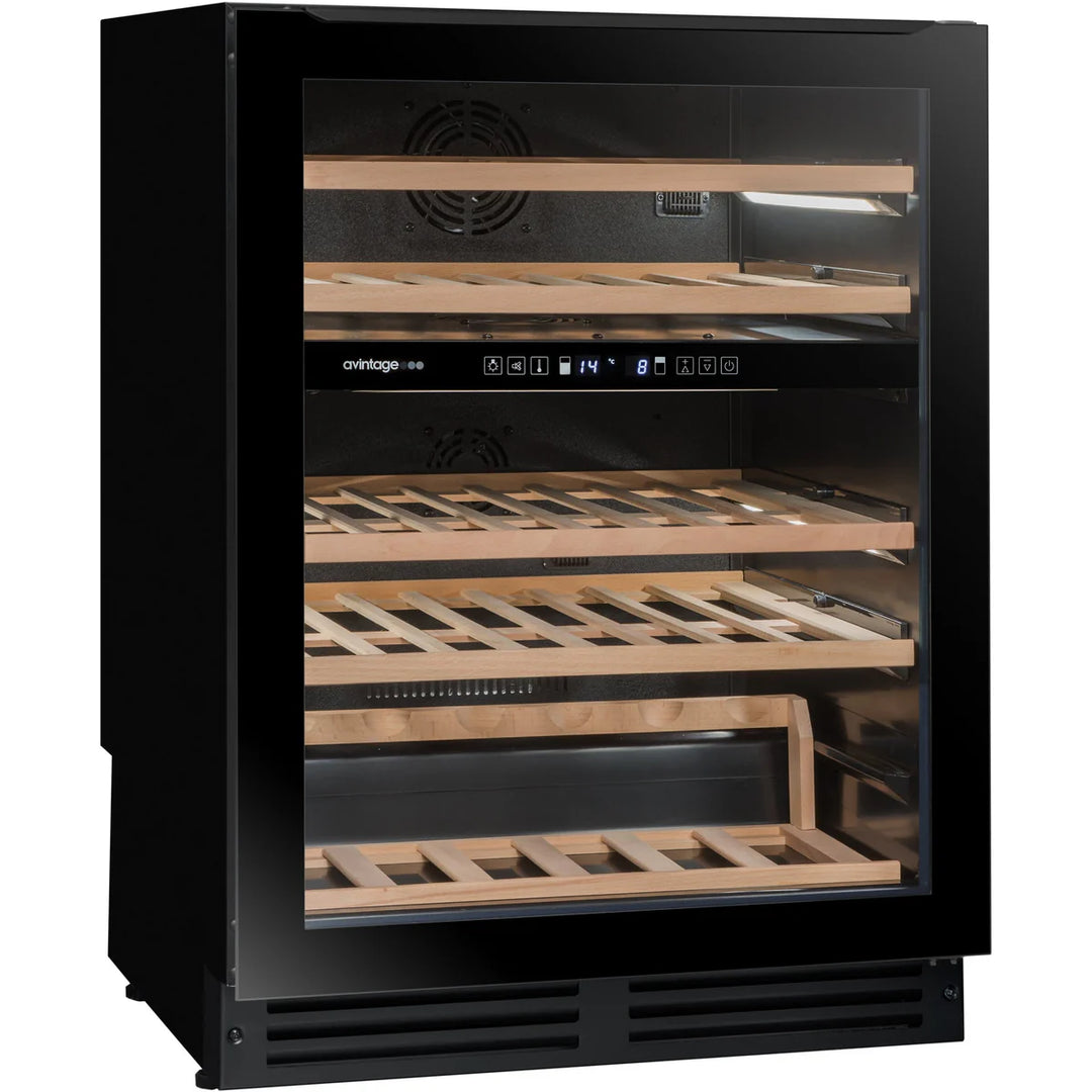 Avintage - 600mm Dual Zone - 44 bottle - Undercounter Wine Cooler - AVU51D82