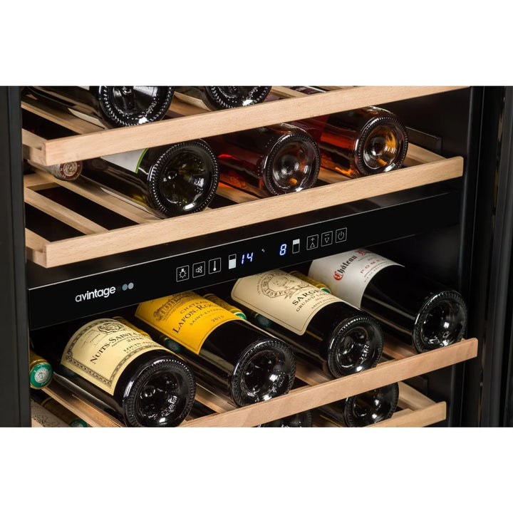 Avintage - 600mm Dual Zone - 44 bottle - Undercounter Wine Cooler - AVU51D82