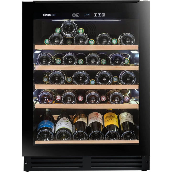 Avintage - 600mm Single zone - 44 bottle - Undercounter Wine Cooler - AVU50S82