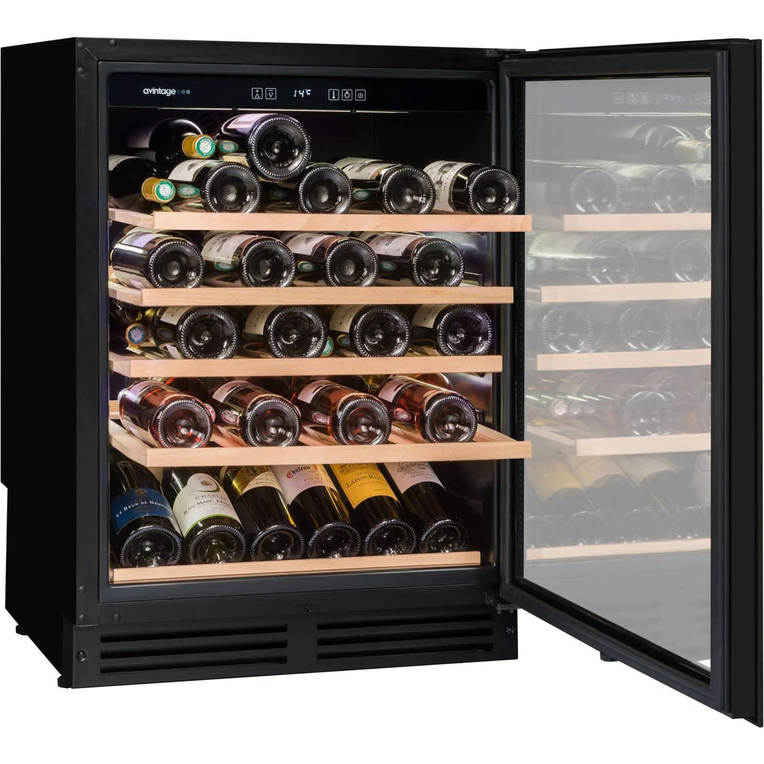 Avintage - 600mm Single zone - 44 bottle - Undercounter Wine Cooler - AVU50S82