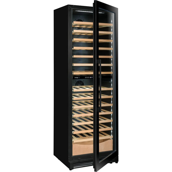 Avintage - Dual Zone - 109 Bottle Freestanding/Built In Wine Cooler - AVI110DZB1