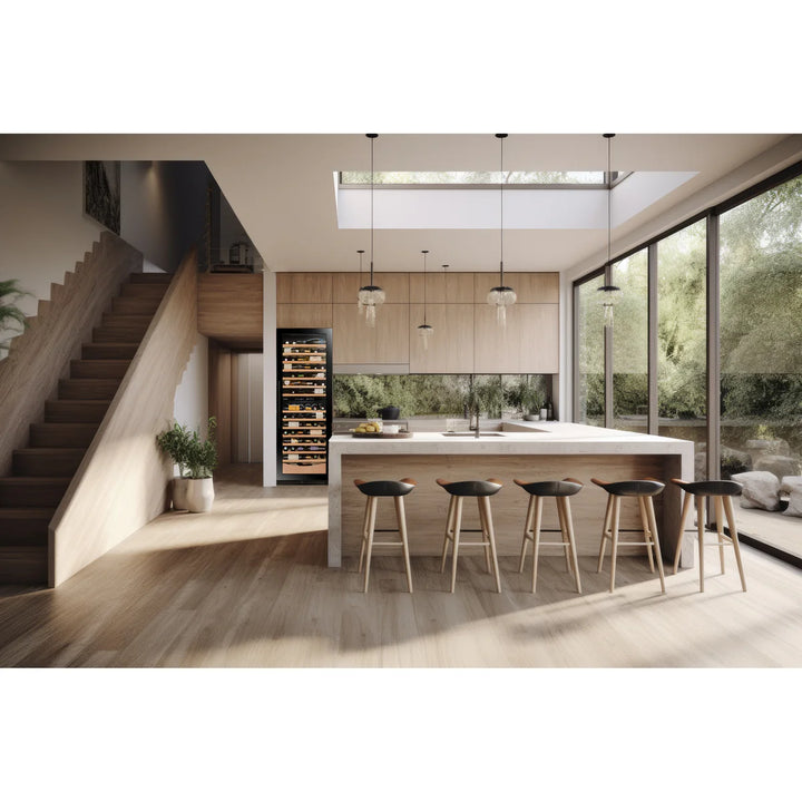 Avintage - Dual Zone - 109 Bottle Freestanding/Built In Wine Cooler - AVI110DZB1