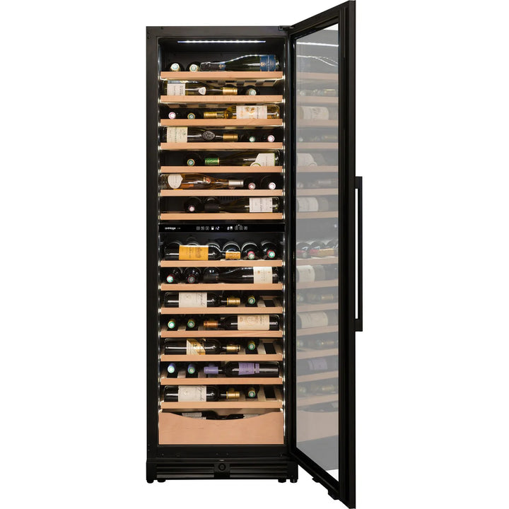 Avintage - Dual Zone - 109 Bottle Freestanding/Built In Wine Cooler - AVI110DZB1