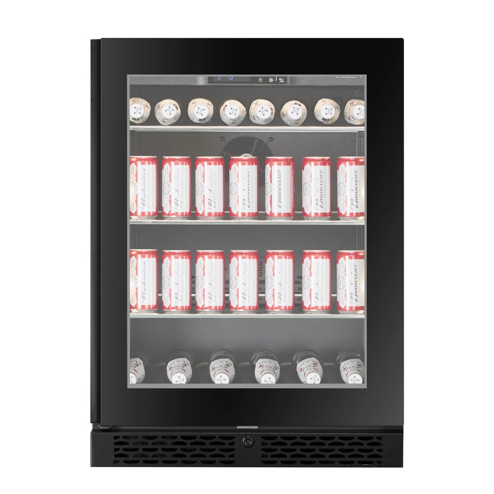 WINE CELLA - BV46S-BLACK - 127L / 141 Can Beverage Fridge