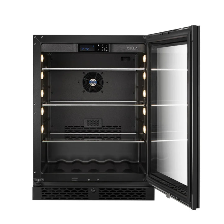 WINE CELLA - BV46S-BLACK - 127L / 141 Can Beverage Fridge