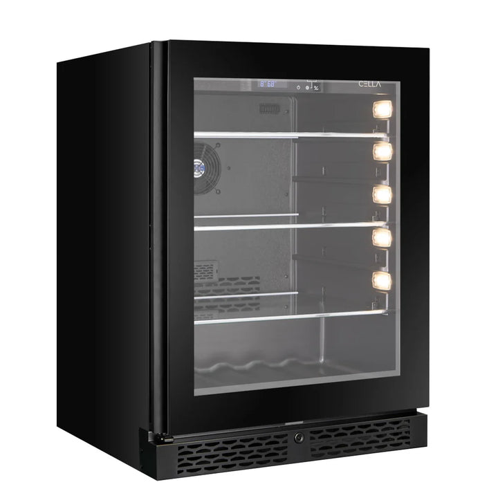WINE CELLA - BV46S-BLACK - 127L / 141 Can Beverage Fridge