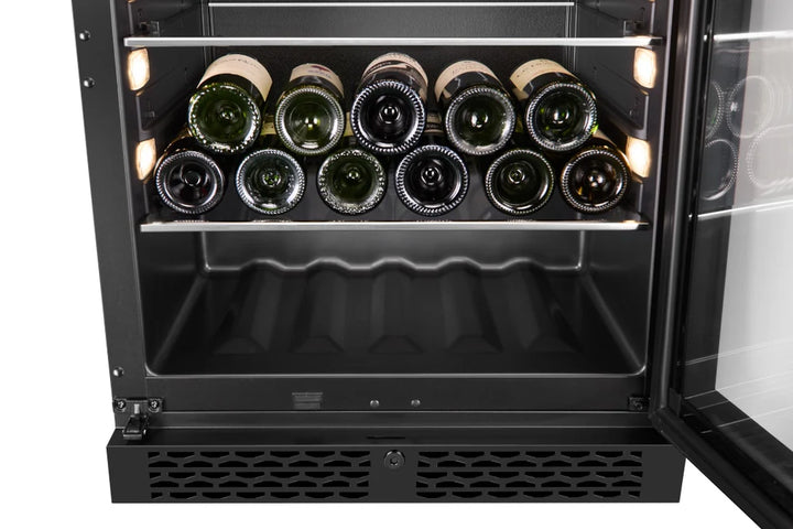 WINE CELLA - BV46S-BLACK - 127L / 141 Can Beverage Fridge