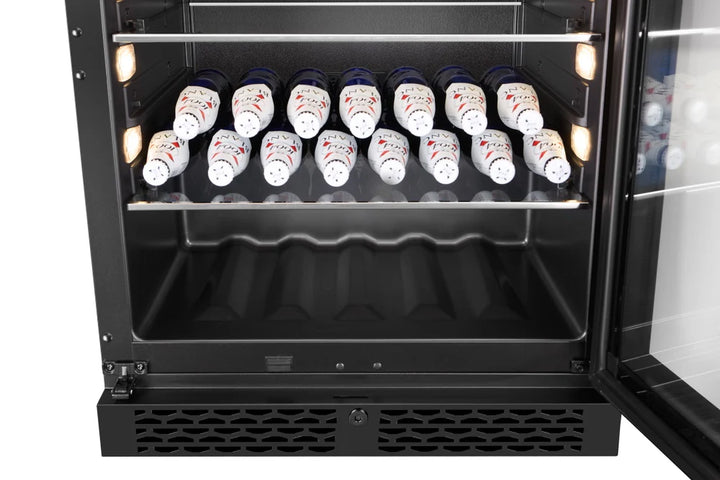 WINE CELLA - BV46S-BLACK - 127L / 141 Can Beverage Fridge