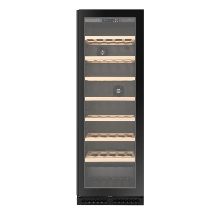 WINE CELLA - W163S-BLACK - 151 Bottle Wine Fridge