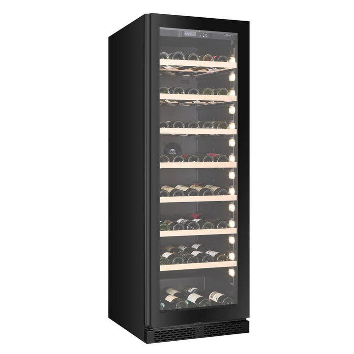 WINE CELLA - W163S-BLACK - 151 Bottle Wine Fridge