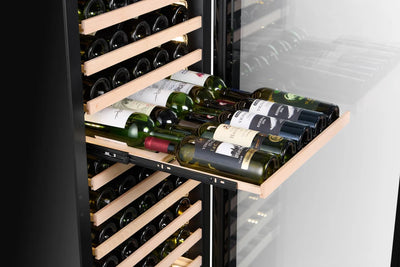 WINE CELLA - FWS163S-BLACK - 161 Bottle Wine Fridge