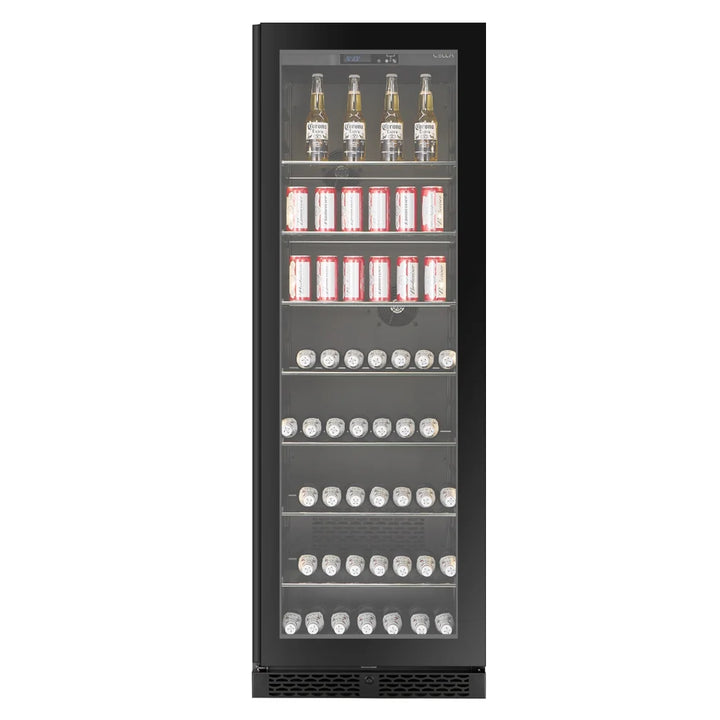 WINE CELLA - BV163S-BLACK - 338L / 487 Can Beverage Fridge