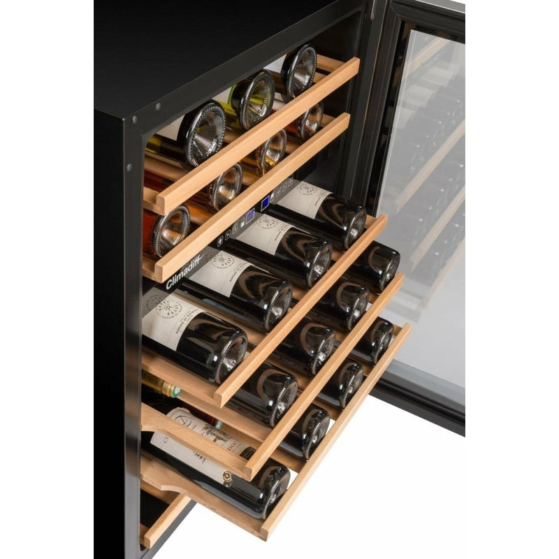 Climadiff - 600mm Dual Zone - 50 Bottle - Built In Undercounter Wine Fridge - CBU51D1X