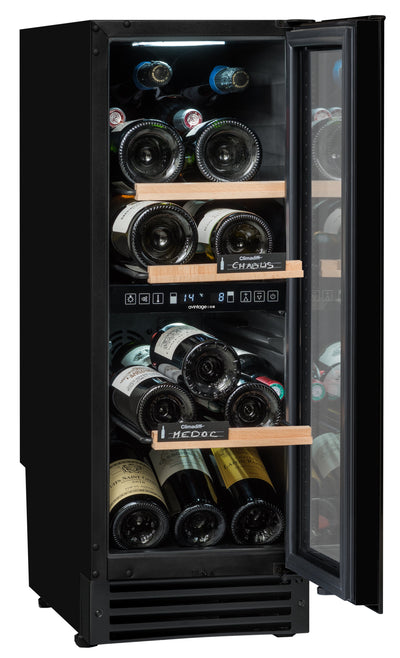 Avintage - 300mm Dual Zone - 25 bottle - Undercounter Wine Cooler - AVU27TDZB1