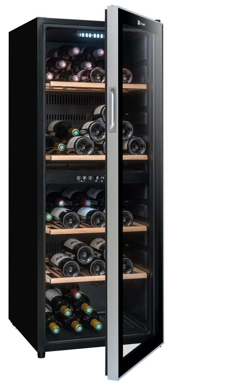 Climadiff - Dual Zone - 91 Bottle Freestanding Wine Cooler - CD90B1