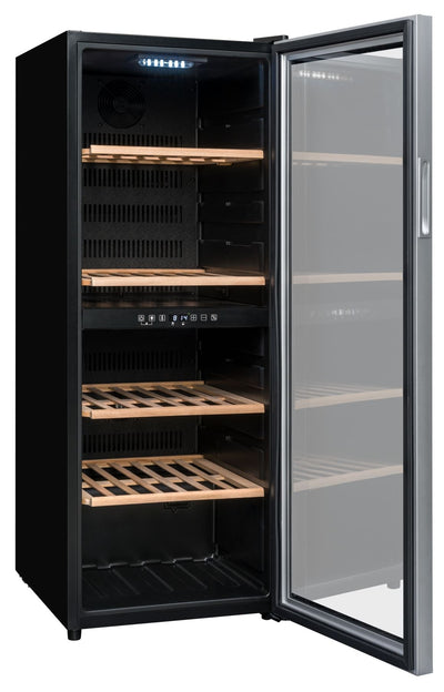 Climadiff - Dual Zone - 91 Bottle Freestanding Wine Cooler - CD90B1