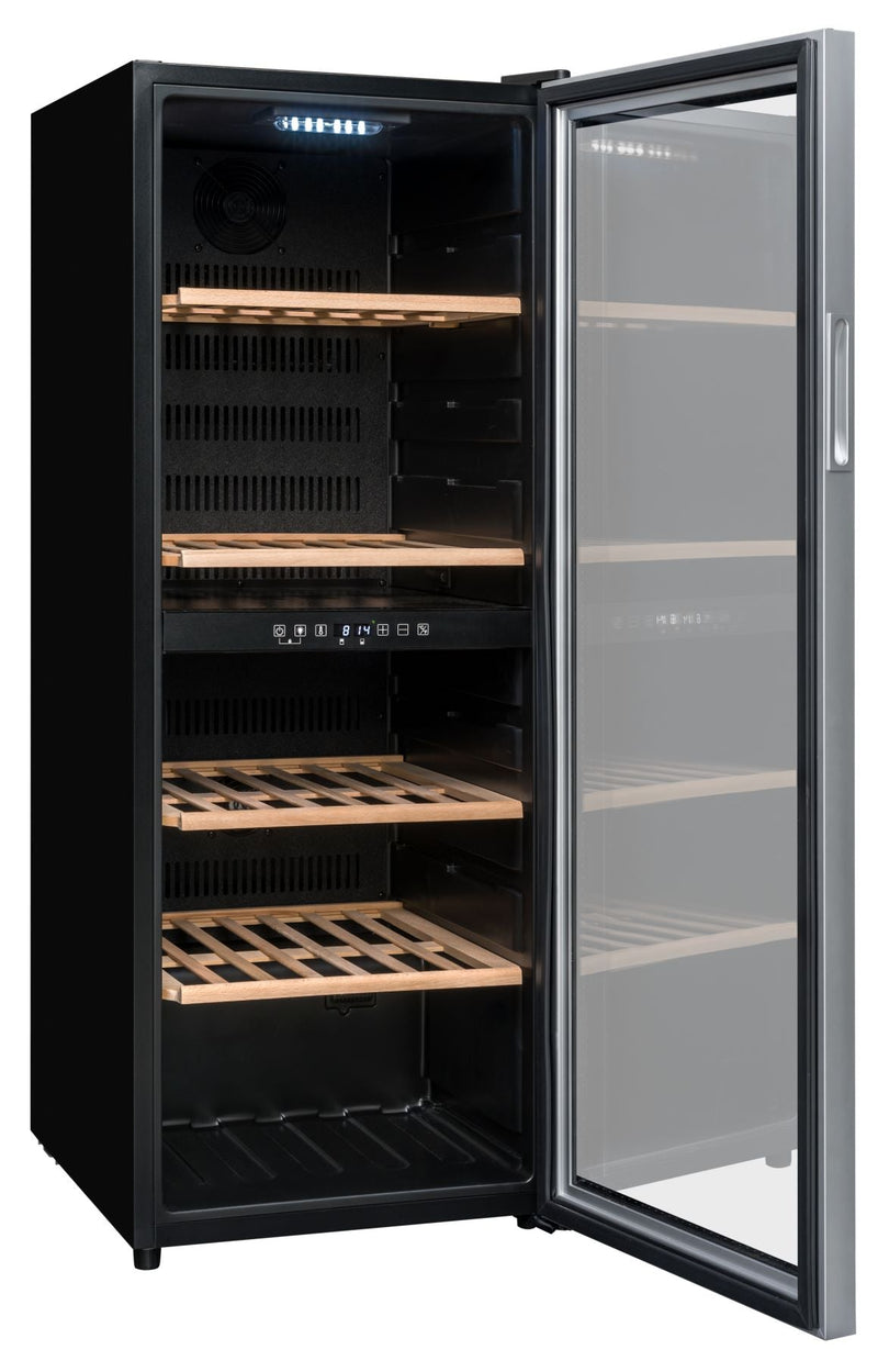 Climadiff - Dual Zone - 91 Bottle Freestanding Wine Cooler - CD90B1