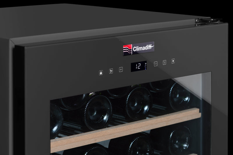 Climadiff - 31 Bottle Freestanding Wine Cooler CS31B1