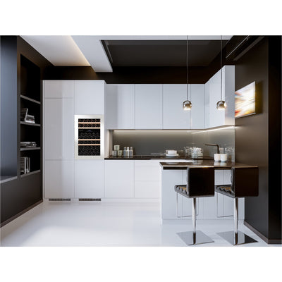 Dunavox GLANCE-49 - Dual Zone - 49 Bottle Integrated Wine Cooler - DAVG-49.116DSS.TO