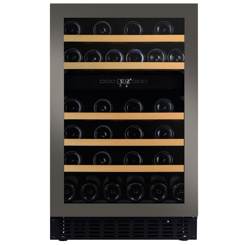 Dunavox Flow-38.TO - 500mm Dual Zone - 38 Bottle - Built In Undercounter Wine Cabinet - DAUF-38.100DSS.TO 88cm height