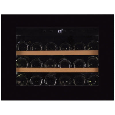Dunavox GLANCE-18 - Single Zone 18 Bottle - Built In / Integrated Wine Cooler - DAVG-18.46B.TO