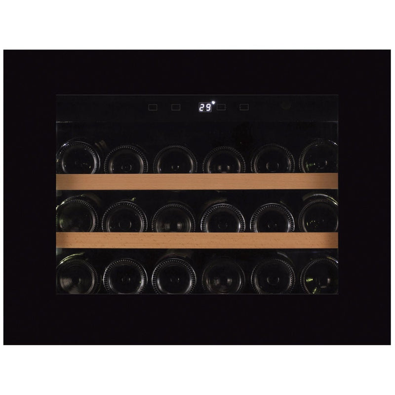 Dunavox GLANCE-18 - Single Zone 18 Bottle - Built In / Integrated Wine Cooler - DAVG-18.46B.TO