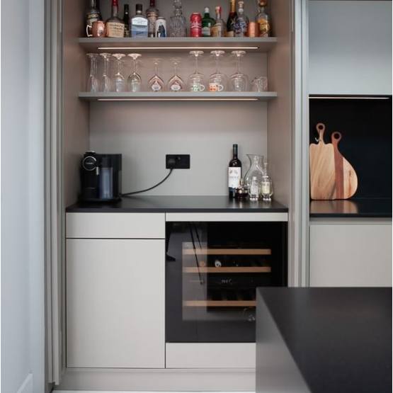 Dunavox GLANCE-25 - Dual Zone 25 Bottle - Integrated Wine Cooler - DAVG-25.63DB.TO