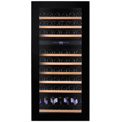 Dunavox GLANCE-72 - Dual Zone 72 Bottle - Integrated Wine Cooler - DAVG-72.185DB.TO