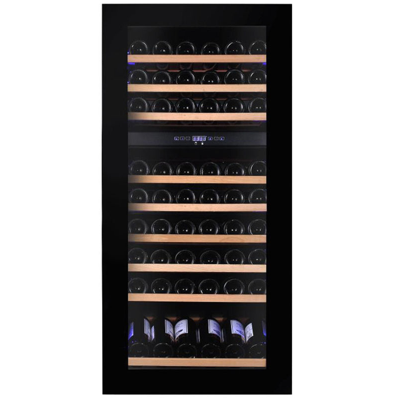 Dunavox GLANCE-72 - Dual Zone 72 Bottle - Integrated Wine Cooler - DAVG-72.185DB.TO