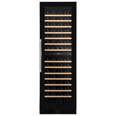 Dunavox GRANDE-123 - Dual Zone 123 Bottle - Shallow Depth Tall Wine Cabinet - DX-123.338DB