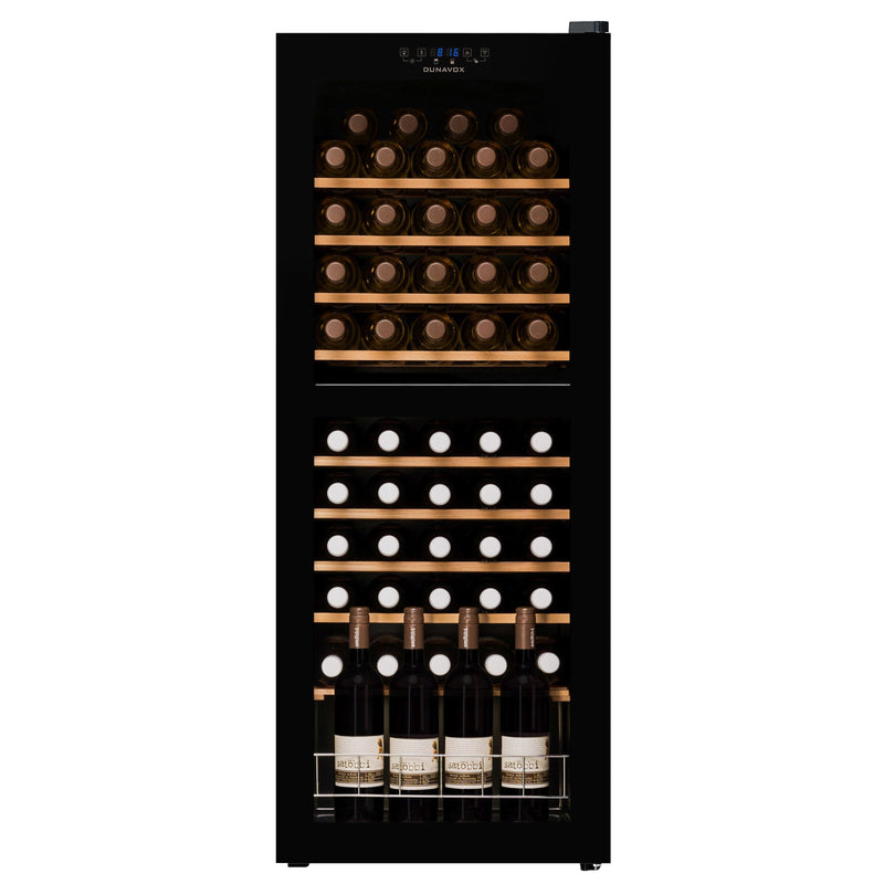 Dunavox HOME-54 - Dual Zone 54 Bottle - Freestanding Wine Cabinet DXFH-54.150
