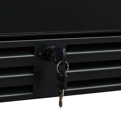 SWISSCAVE Premium - 600mm Dual Zone - 152 Bottle - Freestanding / Built in Wine Cooler - WLB460DFL-MIX - Sapele Shelving