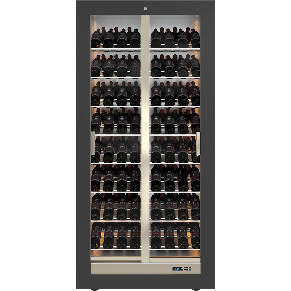 Teca B - Built in Wine Wall TE-B12 - Tilted Shelving - For Home Use