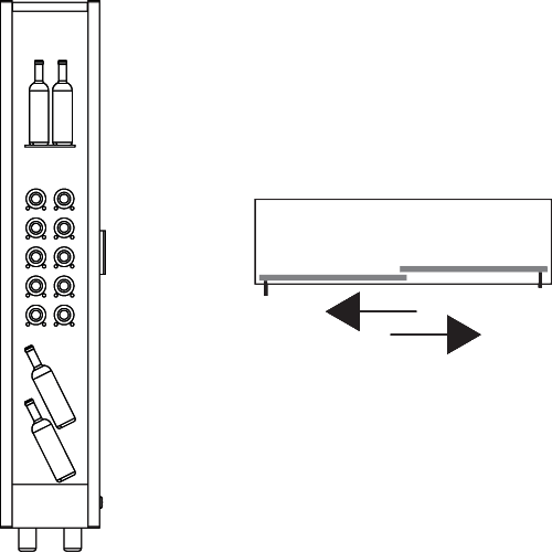 Teca Vino - Wine Wall TE14 - Customisable Shelving - For Home Use