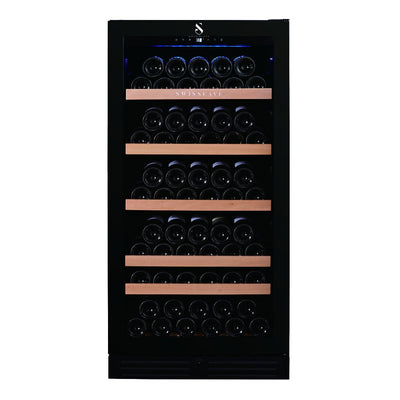 SWISSCAVE - Classic Edition 110 Bottles Single Zone Wine Cooler WL355F
