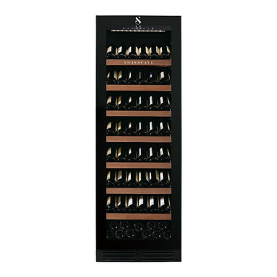 SWISSCAVE Premium - 600mm - 140 Bottle - Freestanding / Built in Wine Cooler - WLB460FLD-MIX