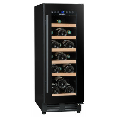 Climadiff - 300mm - 18 Bottle - Built In Undercounter Wine Fridge - CBU18S2B