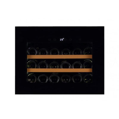 Dunavox GLANCE-18 - Single Zone 18 Bottle - Built In / Integrated Wine Cooler - DAVG-18.46B.TO