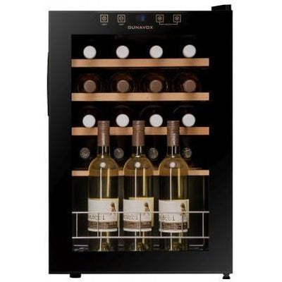 Dunavox - 20 bottle Mini Freestanding Wine Cabinet DX-20.62KF Elite Wine Refrigeration