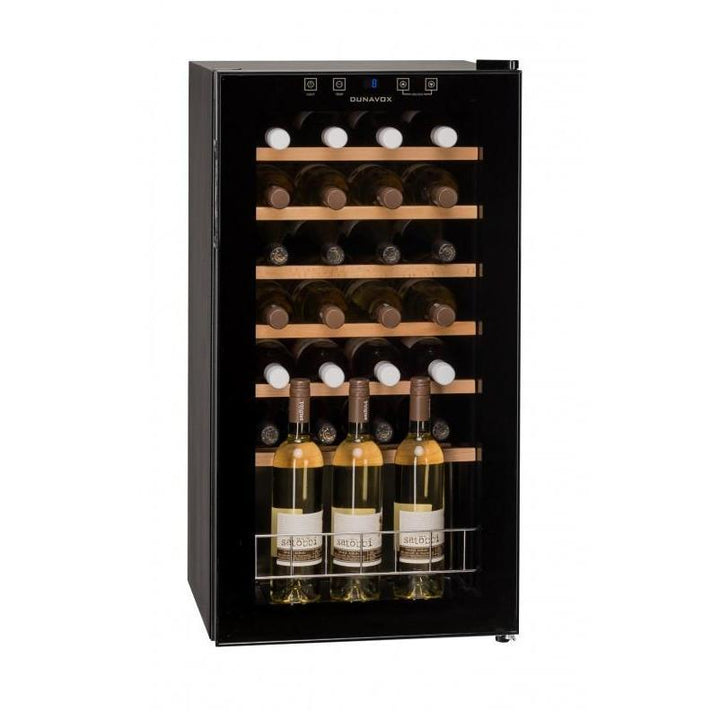 Dunavox - 28 bottle Freestanding Wine Cabinet DX-28.88KF Elite Wine Refrigeration