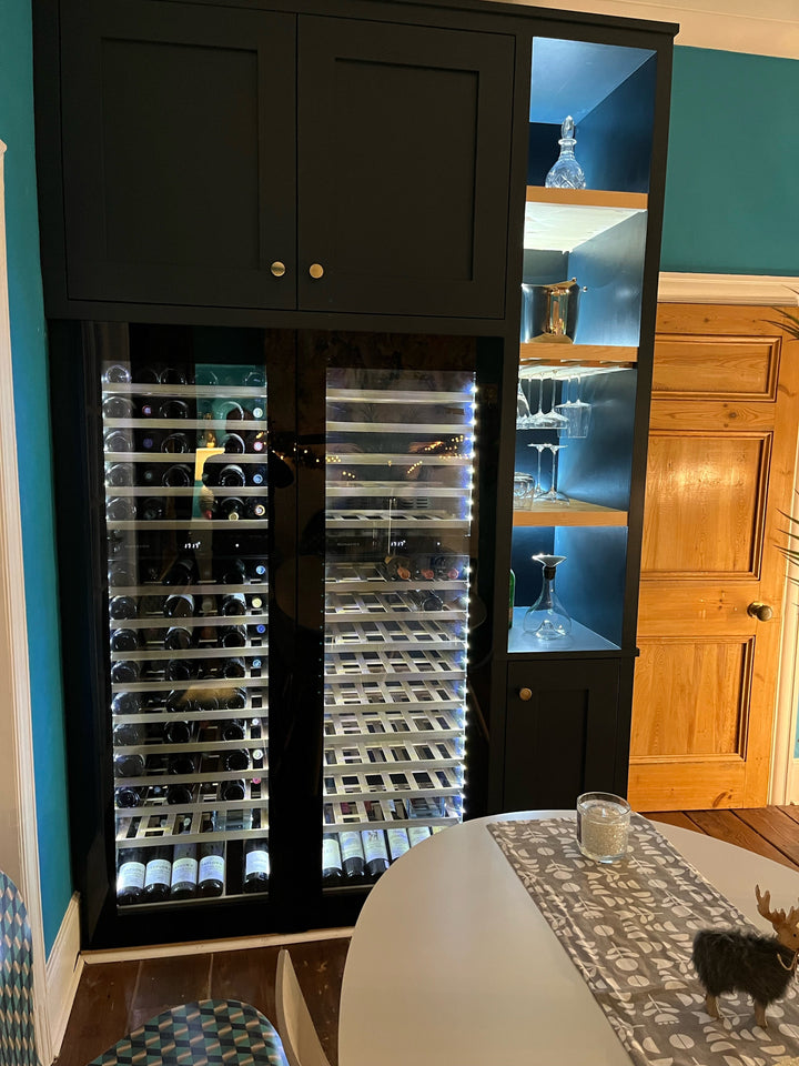 Dunavox GLANCE-114 - Dual Zone 114 Bottle - Integrated Wine Cooler - DAVG-114.288DB.TO