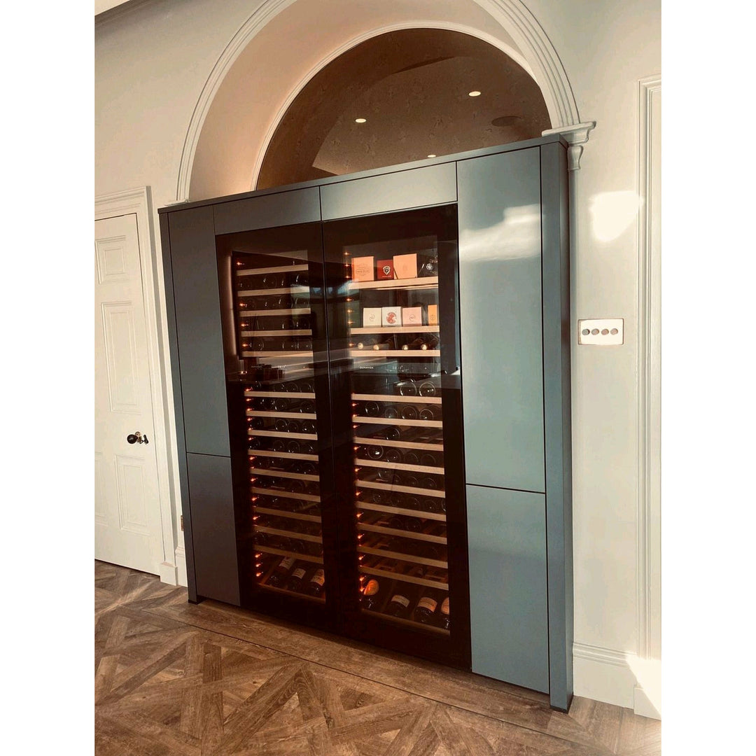 Dunavox GLANCE-114 - Dual Zone 114 Bottle - Integrated Wine Cooler - DAVG-114.288DB.TO