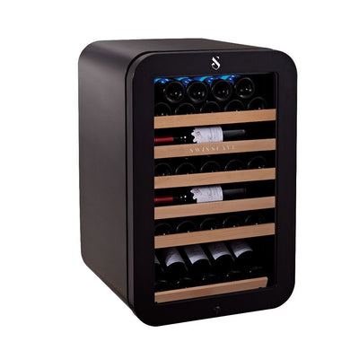 SWISSCAVE - 35 Bottle Single Temperature Zone Wine Cooler - WL120F