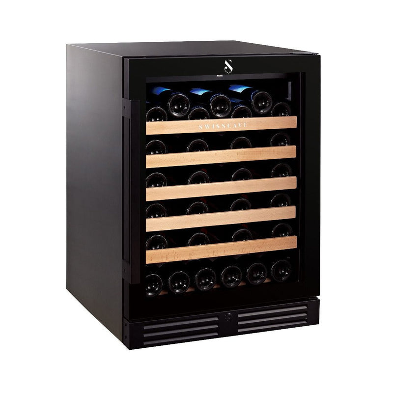 SWISSCAVE Classic - 600mm - 47 Bottles - Freestanding / Built in Wine Cooler - WL155F