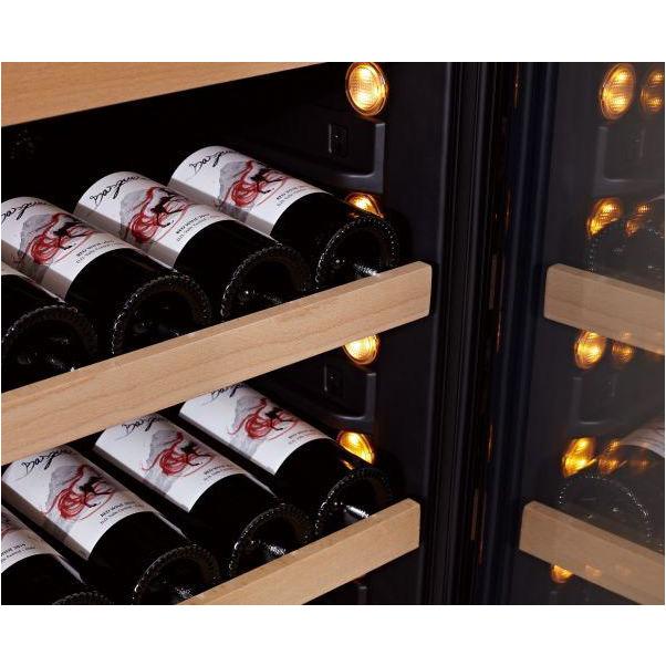 SWISSCAVE Premium - 600mm - 163 Bottle - Freestanding / Built in Wine Cooler - WLB-460F-MIX