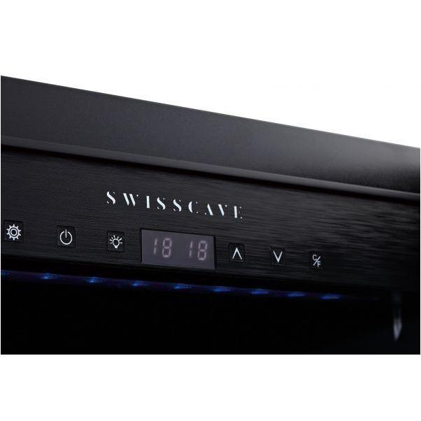 SWISSCAVE Premium - 600mm - 163 Bottle - Freestanding / Built in Wine Cooler - WLB-460F-MIX