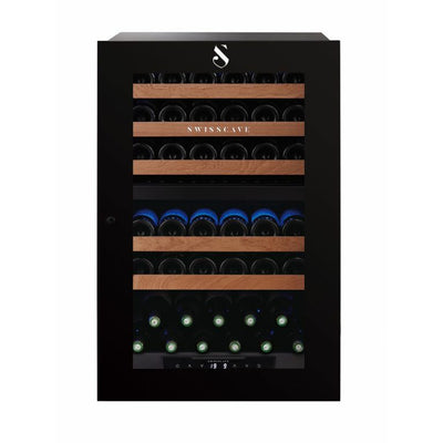 SWISSCAVE - Premium Edition Integrated Dual Zone Wine Cooler WLI-160DF