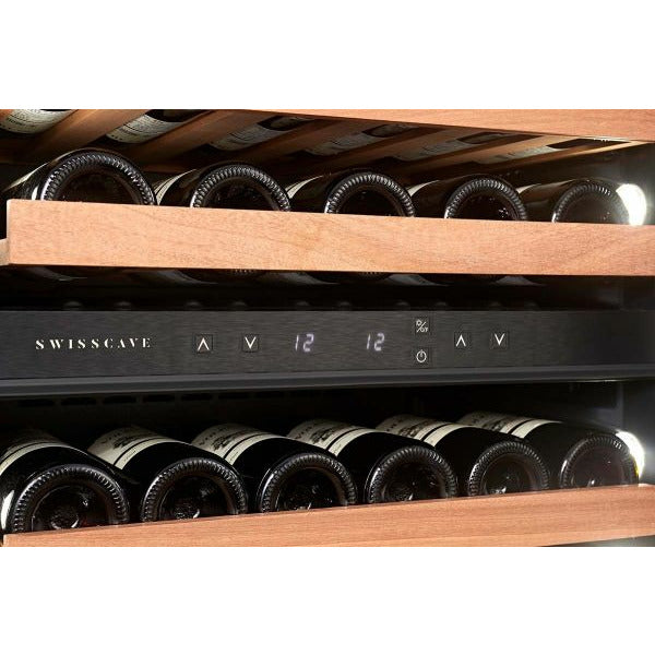 SWISSCAVE - Premium Edition Integrated Dual Zone Wine Cooler WLI-460DF
